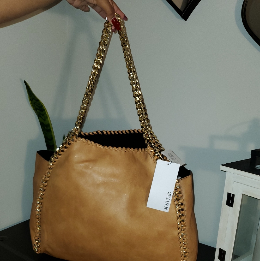 Justfab Chained Satchel Bag